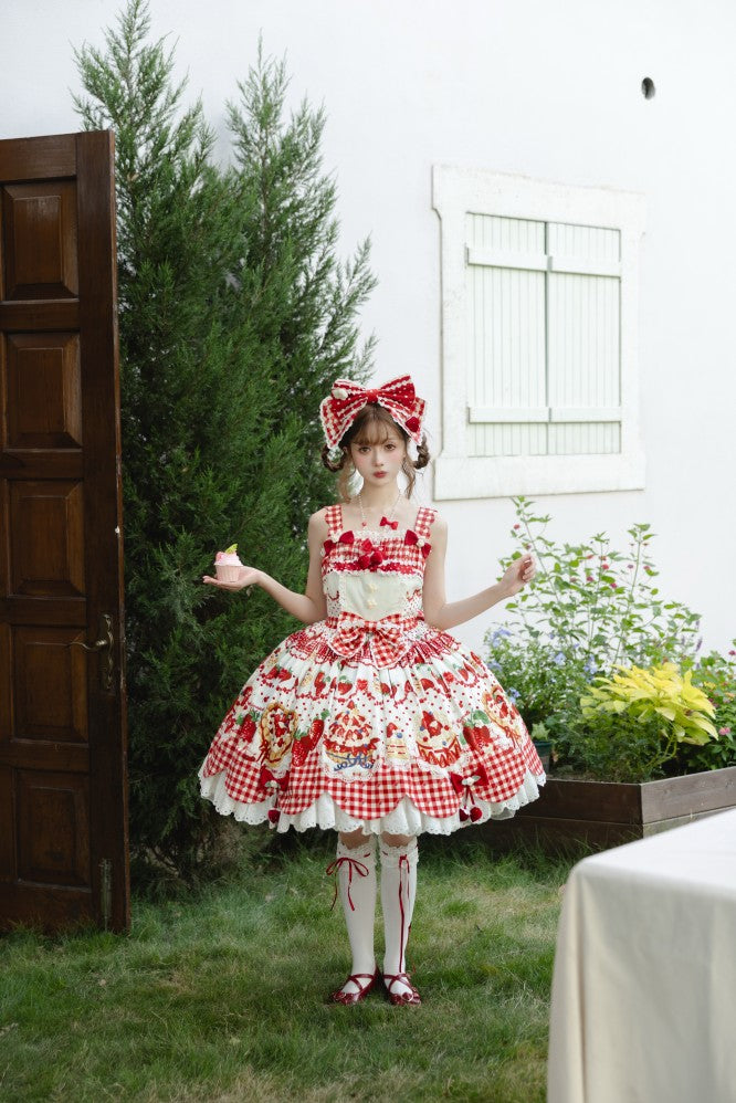 Strawberry Cake Jumper skirt