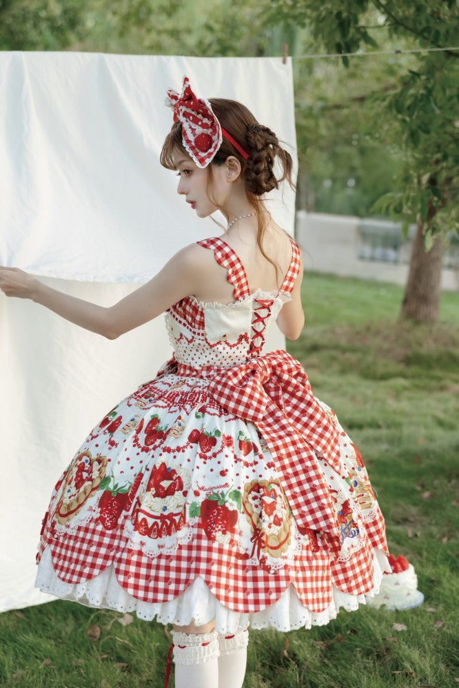 Strawberry Cake Jumper skirt