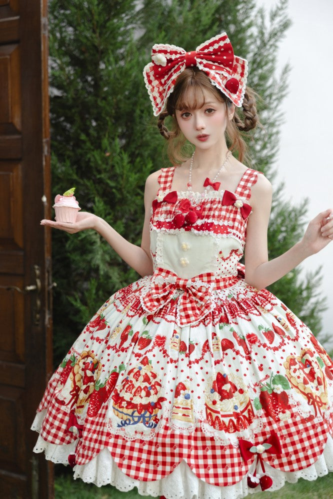 Strawberry Cake Jumper skirt