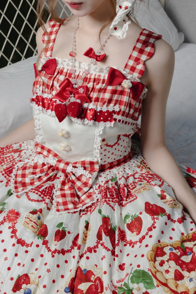 Strawberry Cake Jumper skirt