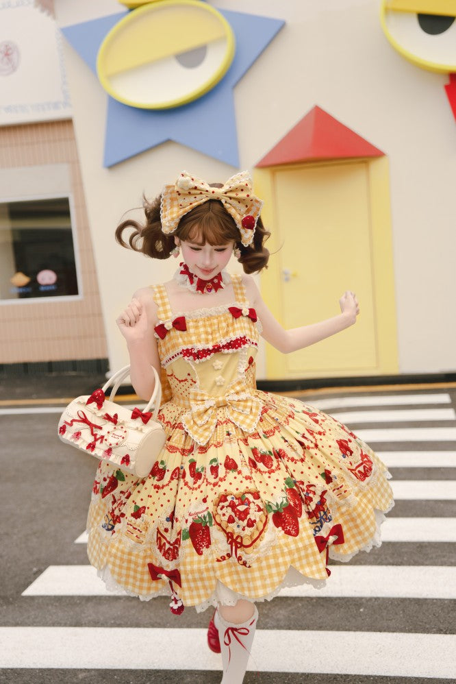 Strawberry Cake Jumper skirt