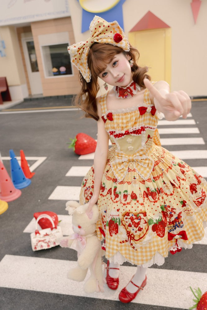 Strawberry Cake Jumper skirt