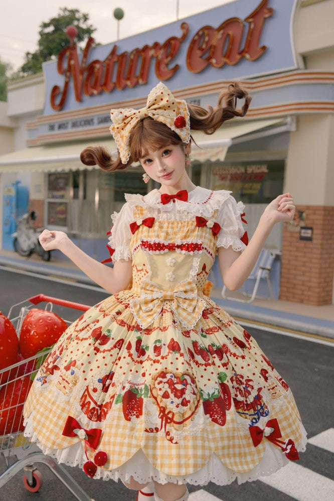 Strawberry Cake Jumper skirt