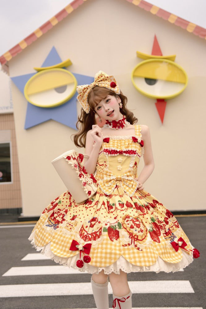 Strawberry Cake Jumper skirt