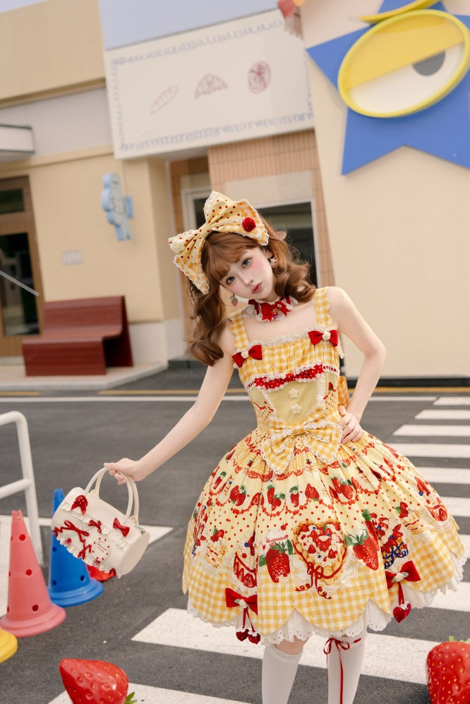 Strawberry Cake Jumper skirt