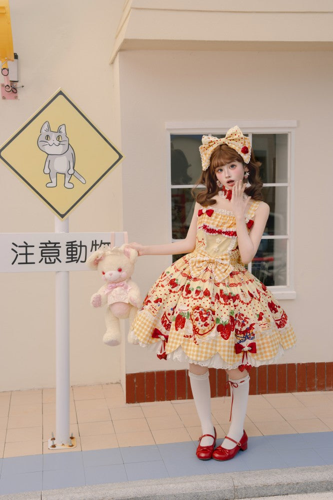 Strawberry Cake Jumper skirt