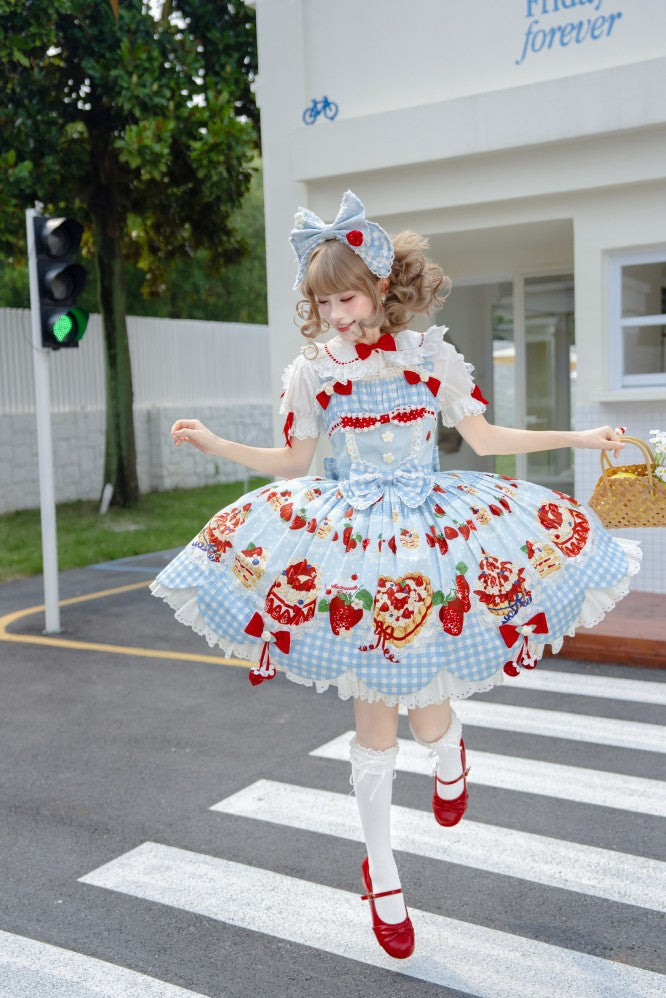 Strawberry Cake Jumper skirt
