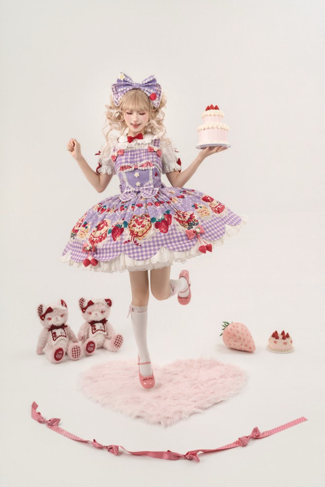Strawberry Cake Jumper skirt