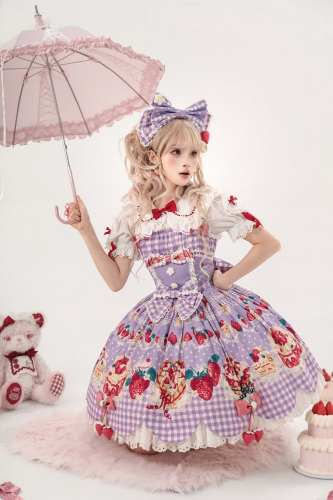 Strawberry Cake Jumper skirt