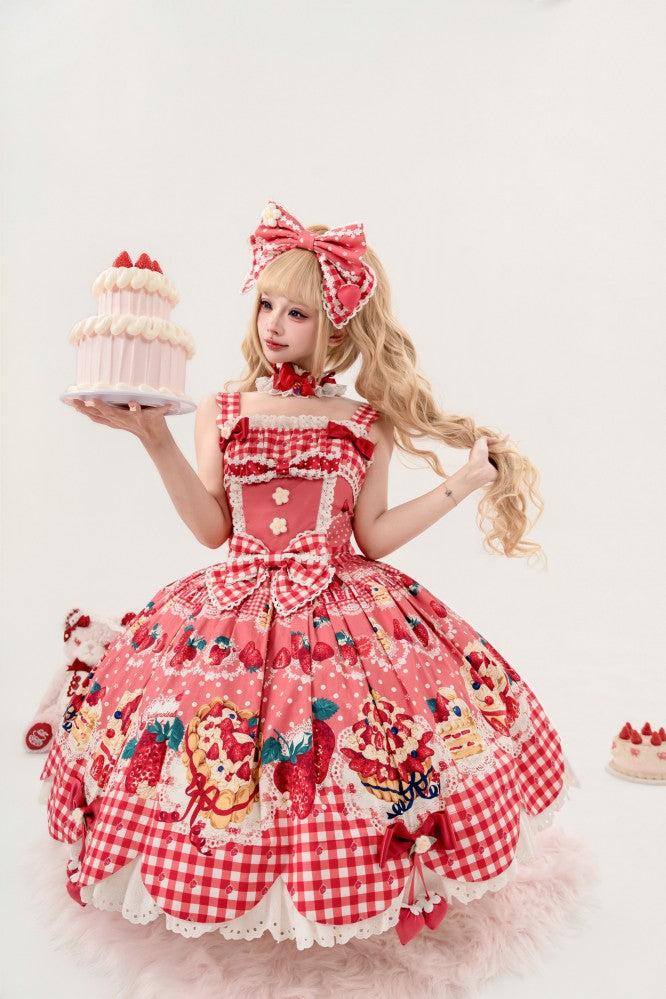 Strawberry Cake Jumper skirt