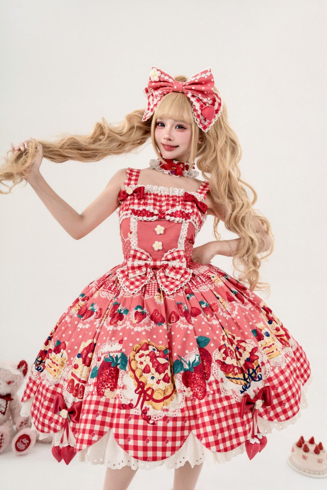 Strawberry Cake Jumper skirt