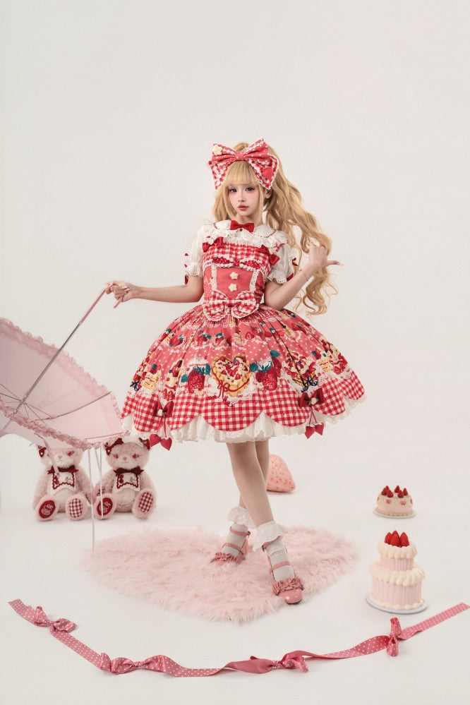 Strawberry Cake Jumper skirt