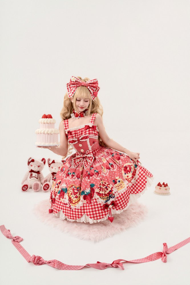 Strawberry Cake Jumper skirt