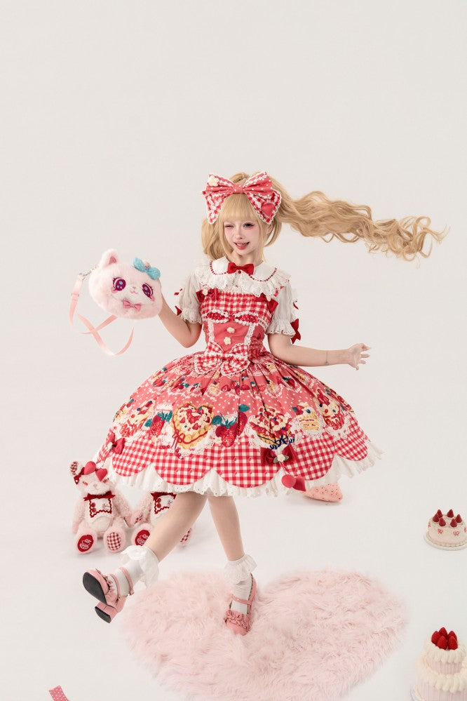 Strawberry Cake Jumper skirt