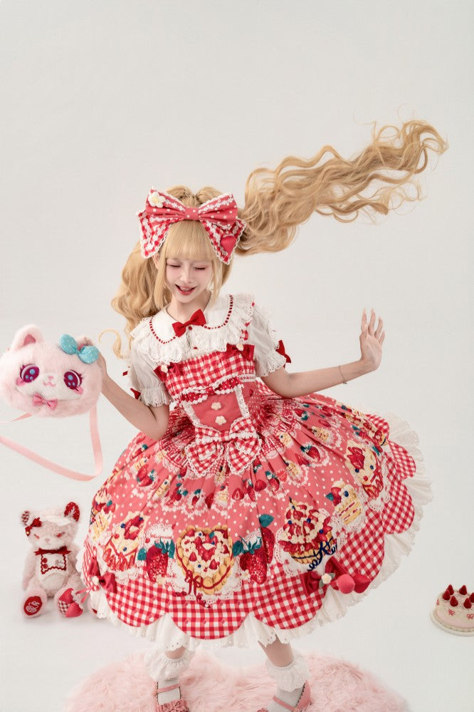 Strawberry Cake Jumper skirt