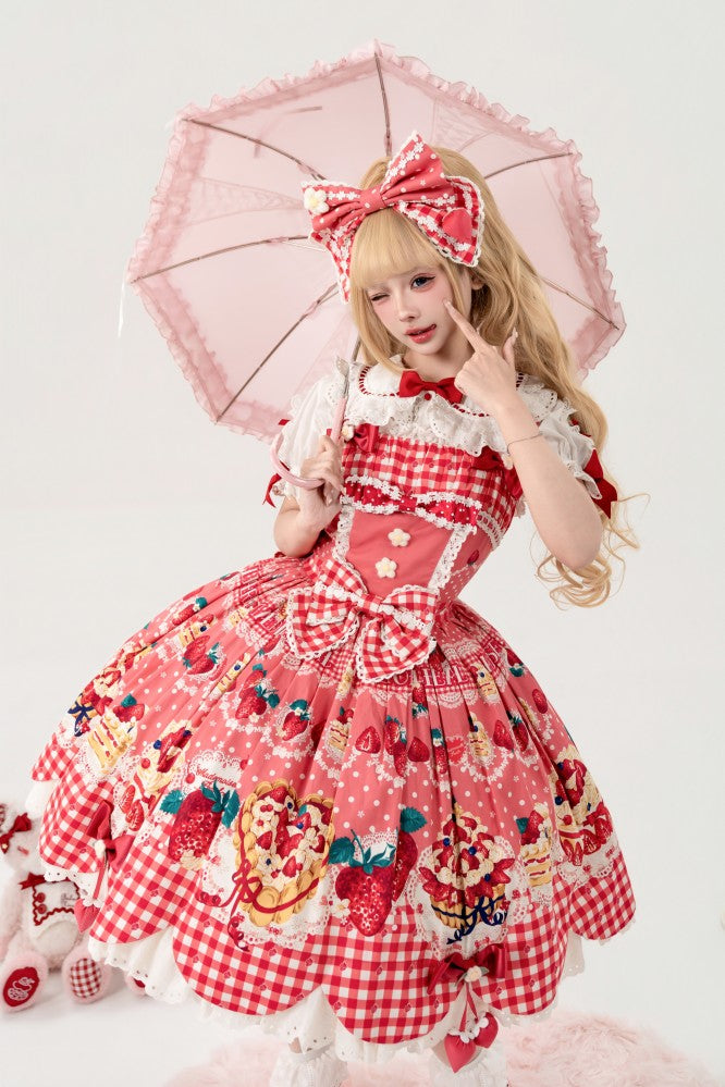 Strawberry Cake Jumper skirt
