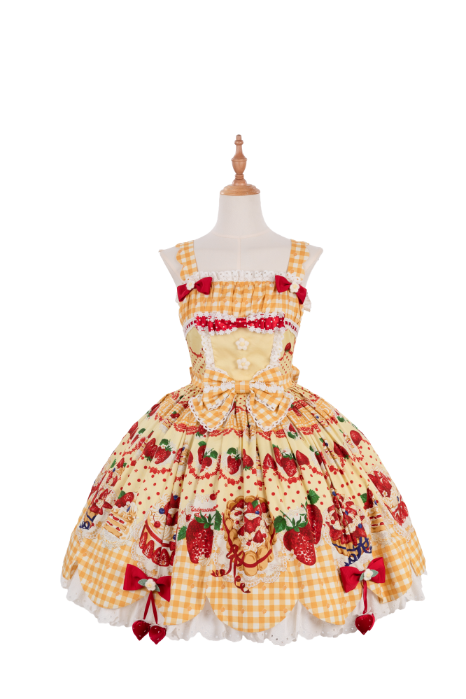 Strawberry Cake Jumper skirt
