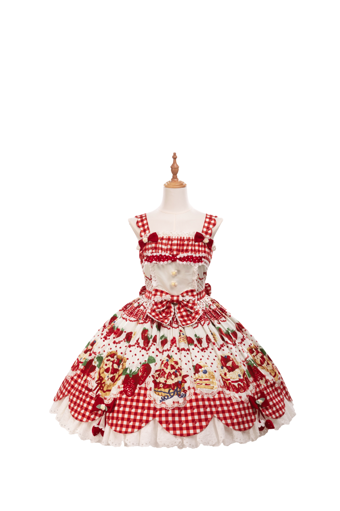 Strawberry Cake Jumper skirt