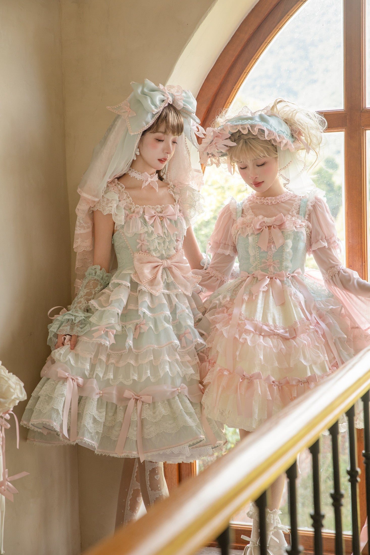 Centifolia Rose One Piece — Mint — image 6