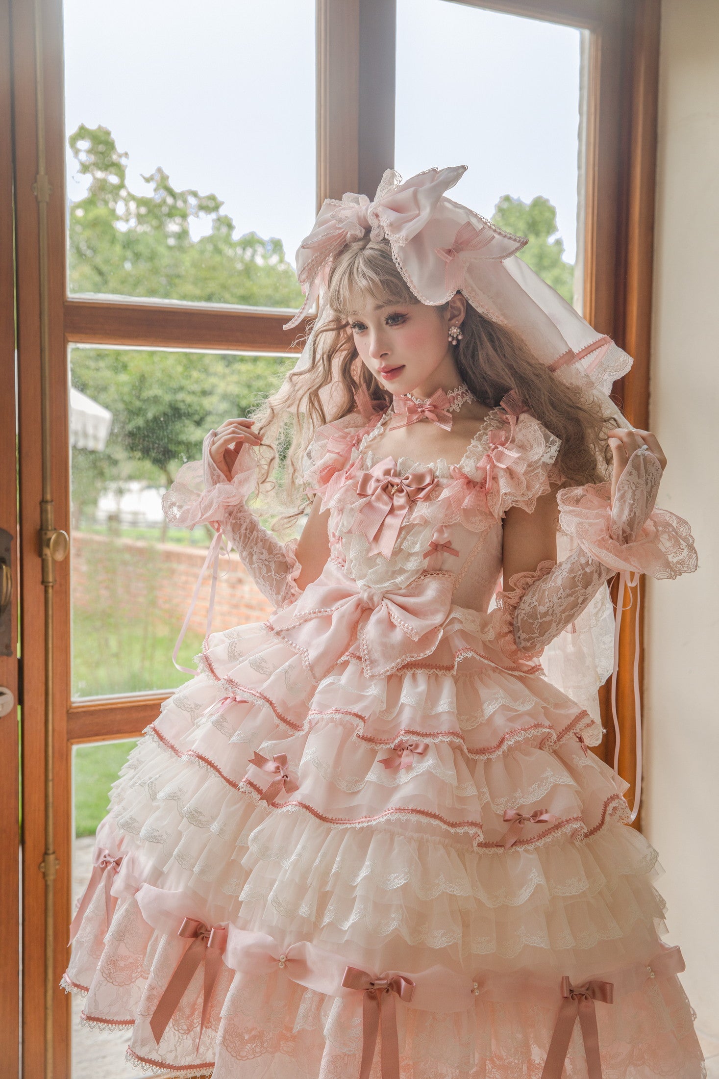 Centifolia Rose One Piece — Pink — image 5