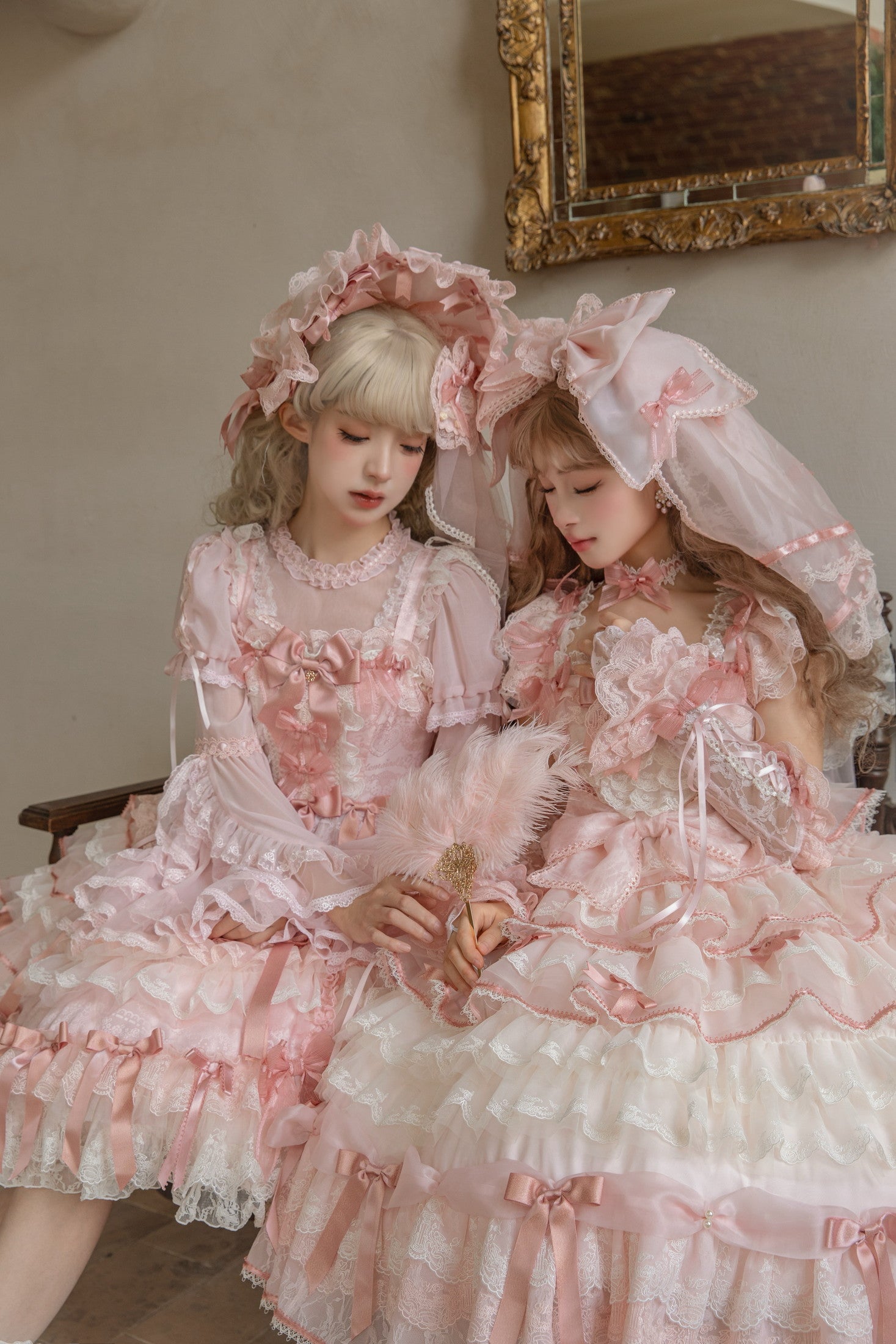 Centifolia Rose One Piece — Pink — image 6