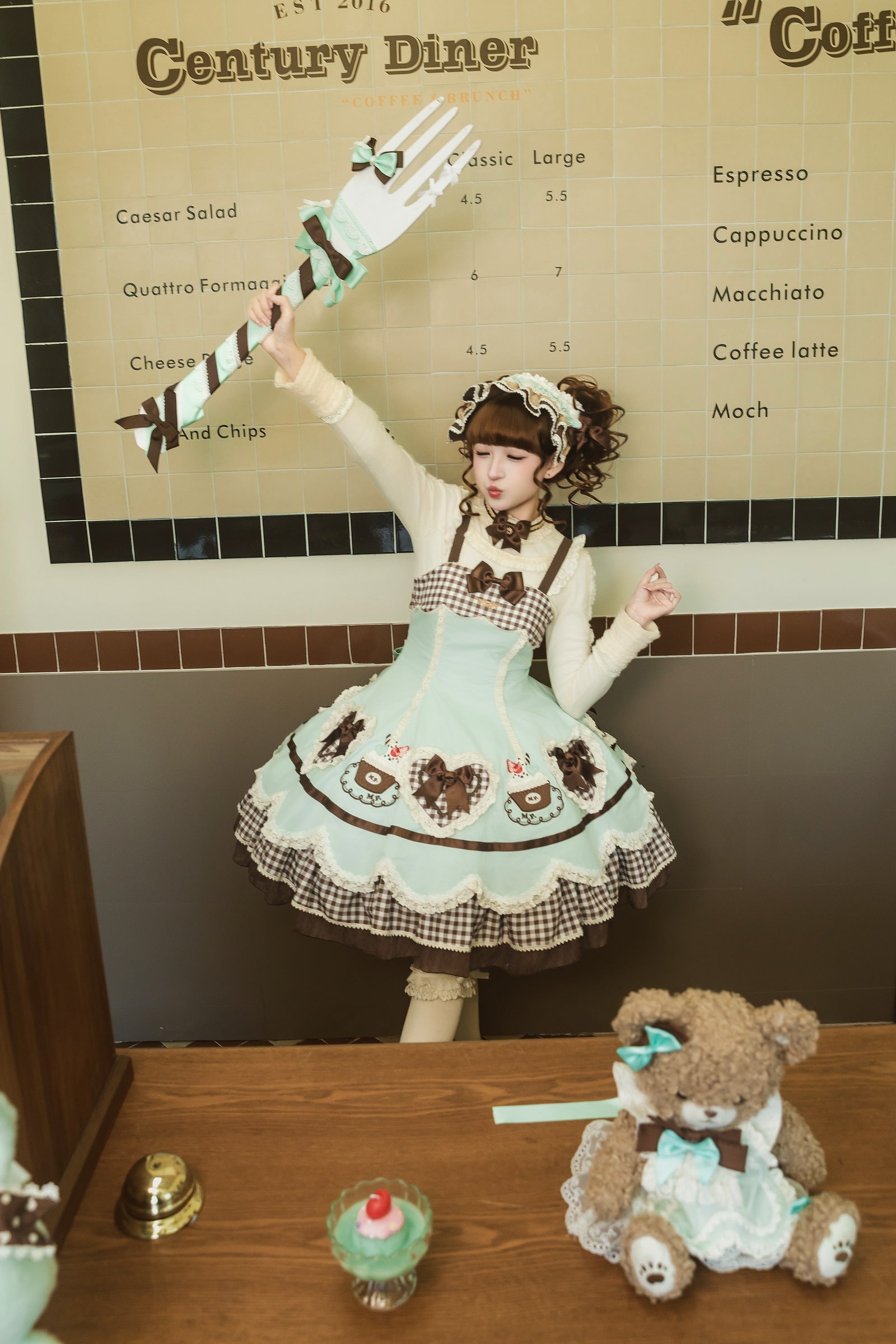 Cupcake Jumper Skirt — Chocolate — image 2
