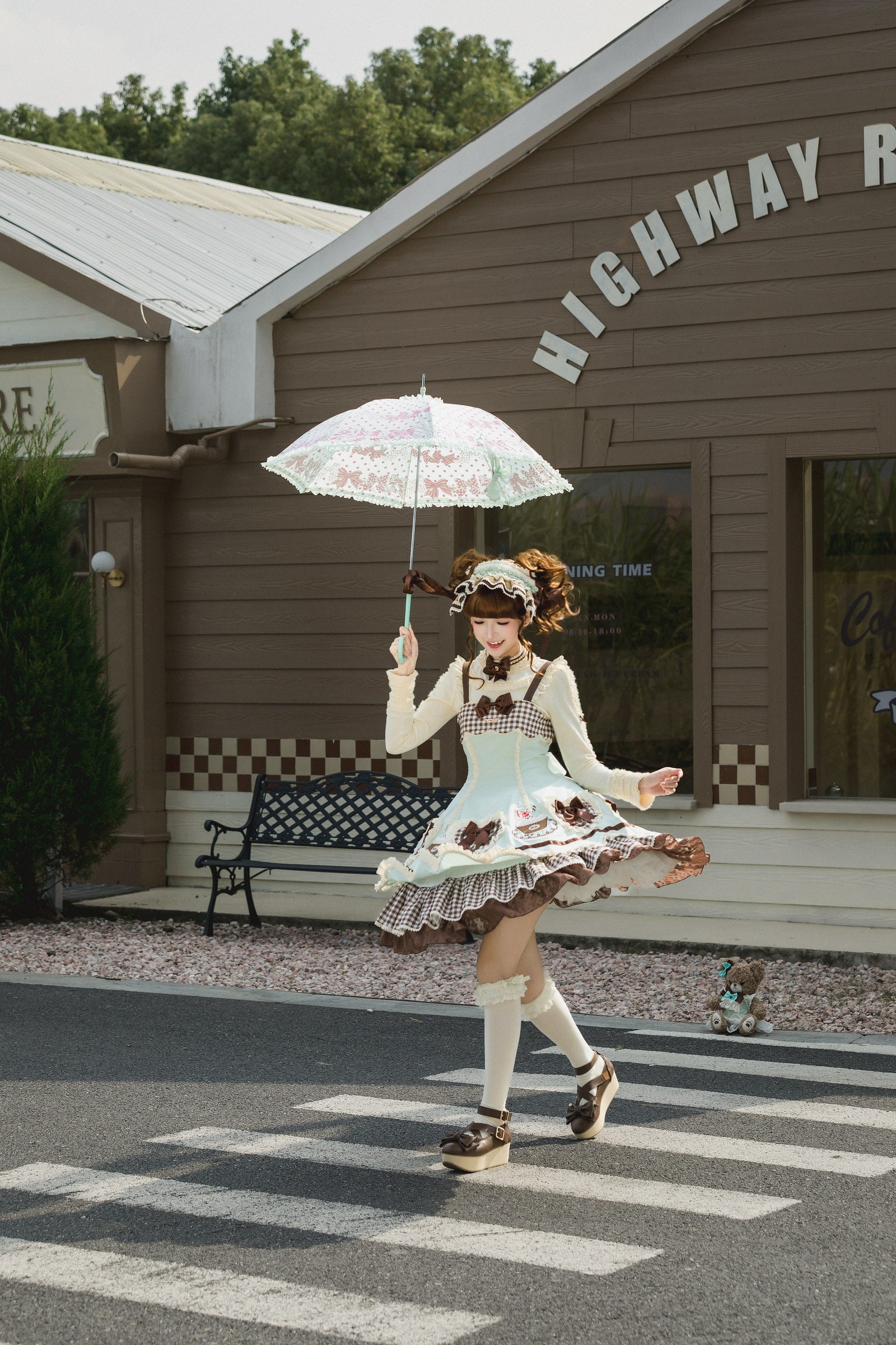 Cupcake Jumper Skirt — Chocolate — image 4