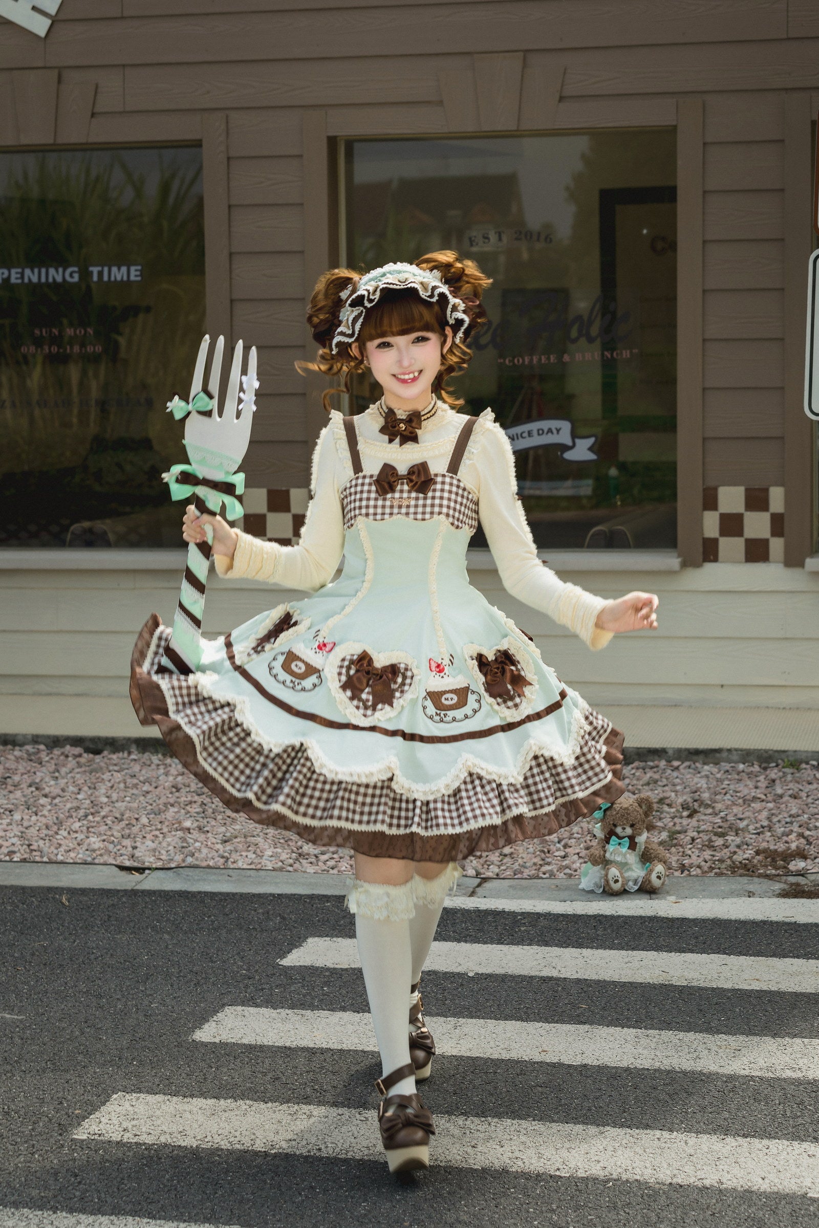 Cupcake Jumper Skirt — Chocolate — image 6