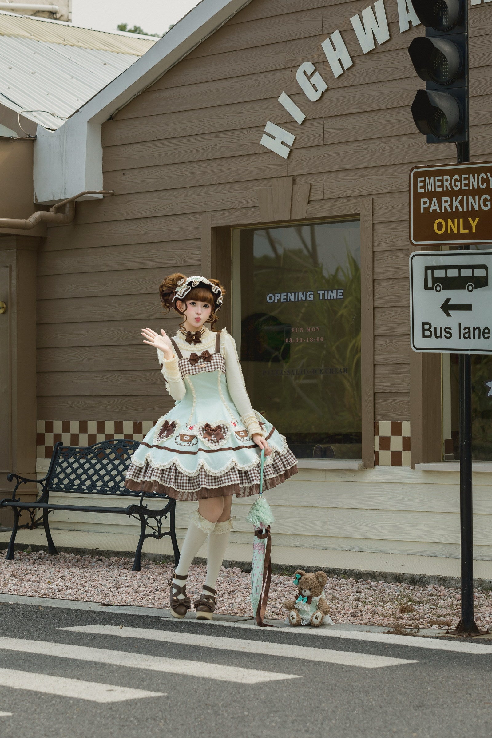 Cupcake Jumper Skirt — Chocolate — image 8