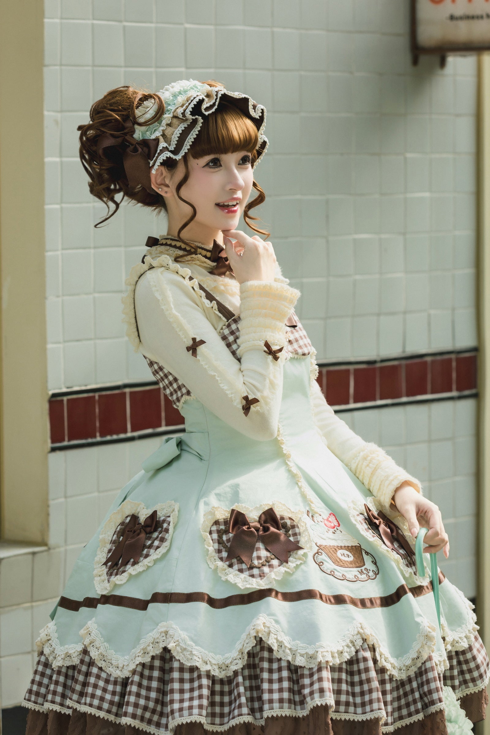 Cupcake Jumper Skirt — Chocolate — image 10