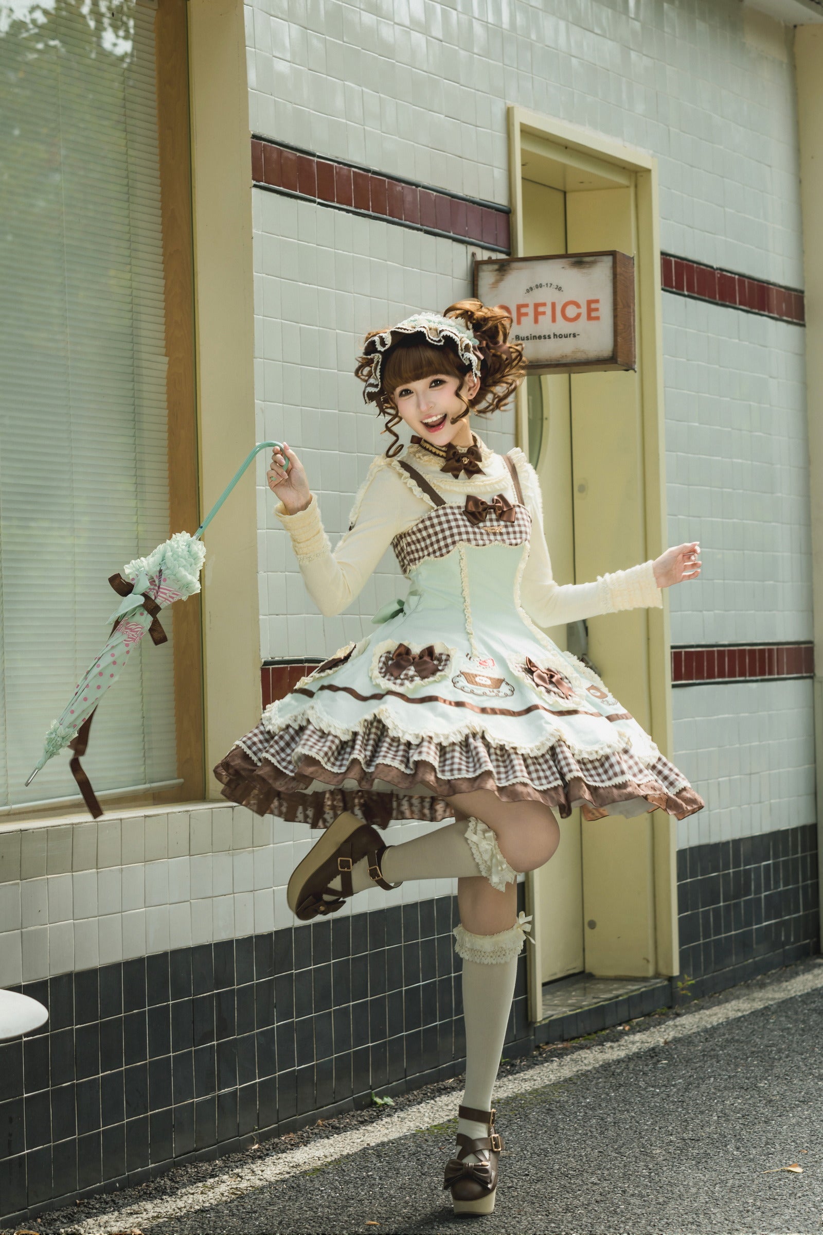 Cupcake Jumper Skirt — Chocolate — image 11