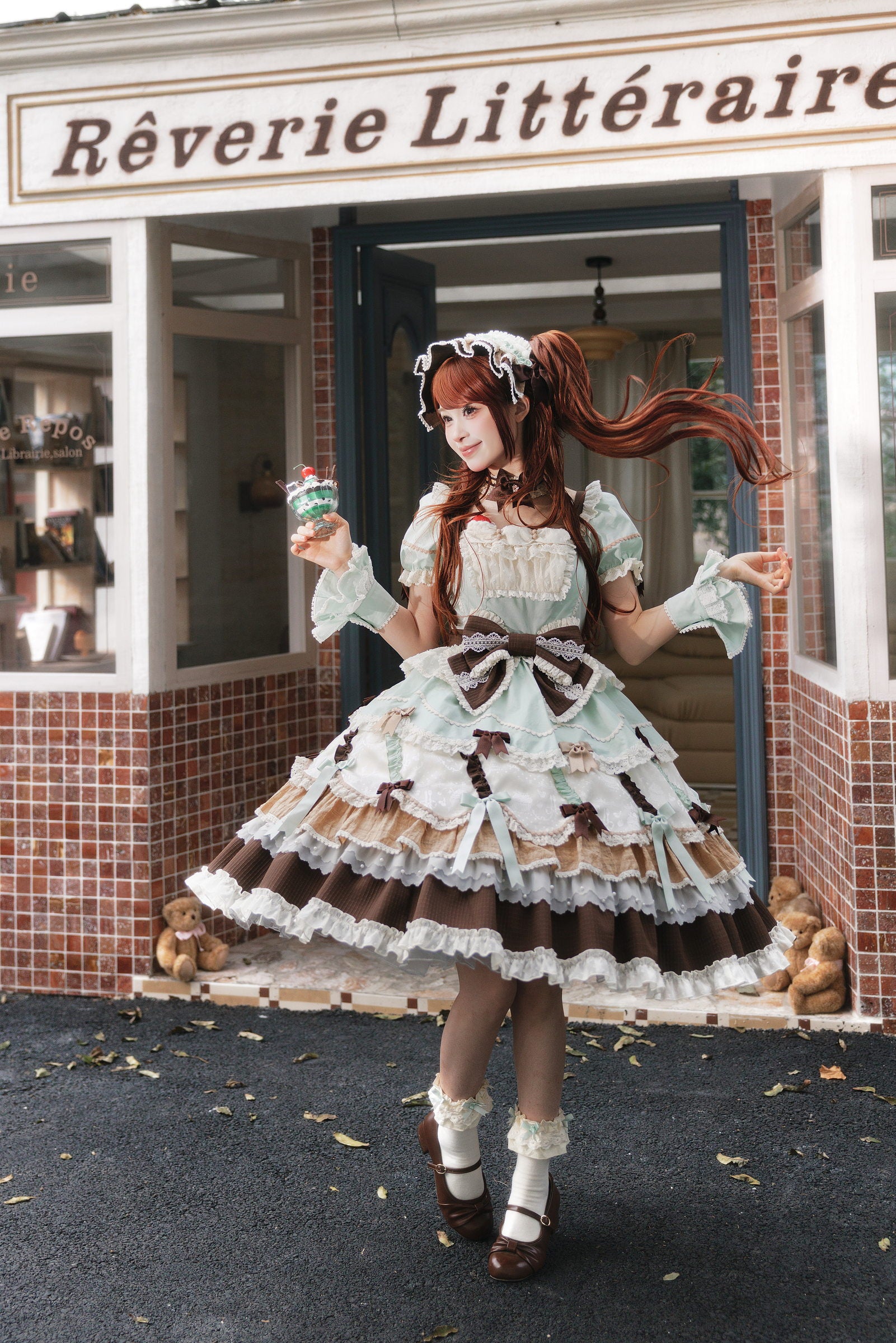 Cupcake Natural-Waist One Piece — Chocolate — image 4
