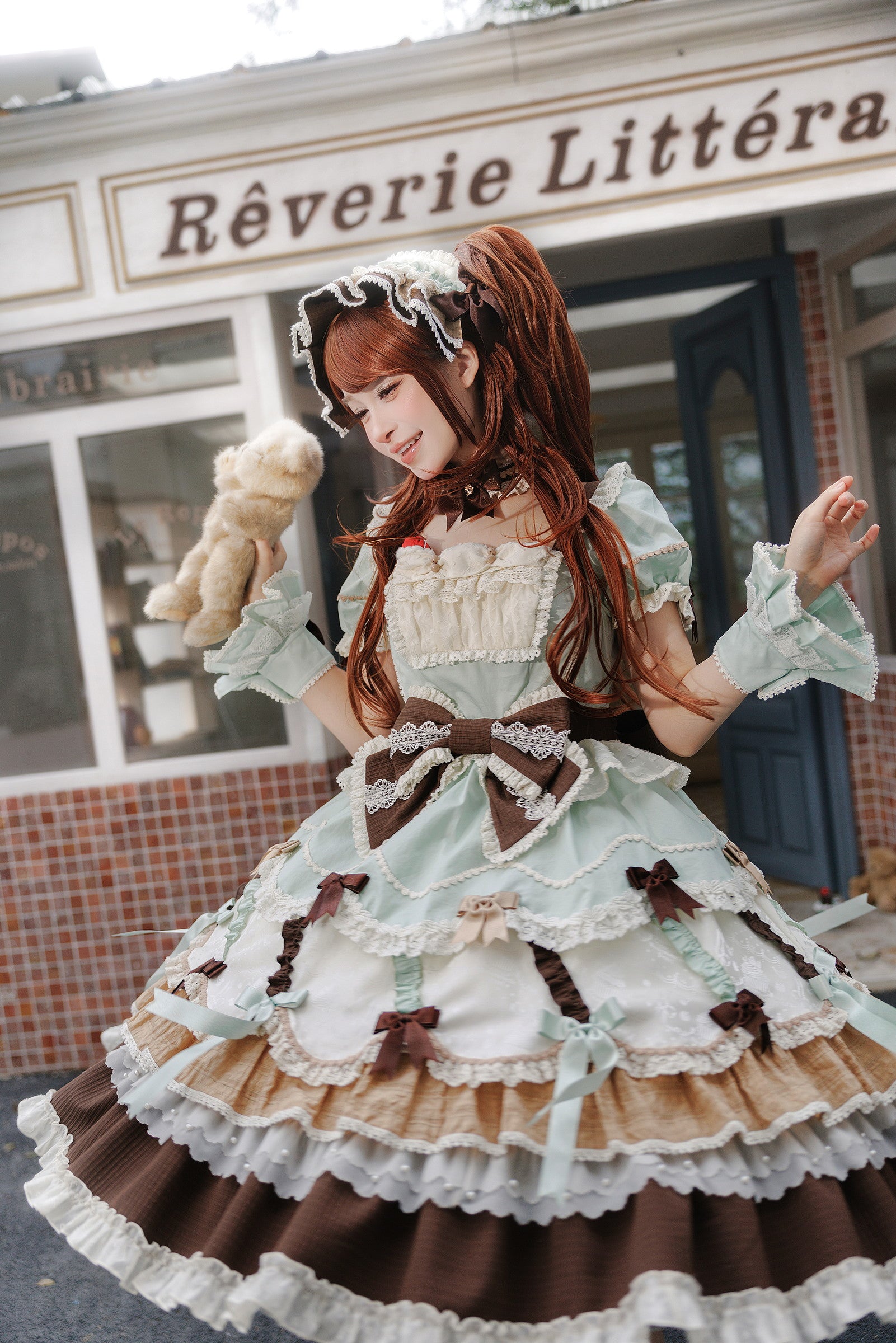 Cupcake Natural-Waist One Piece — Chocolate — image 7