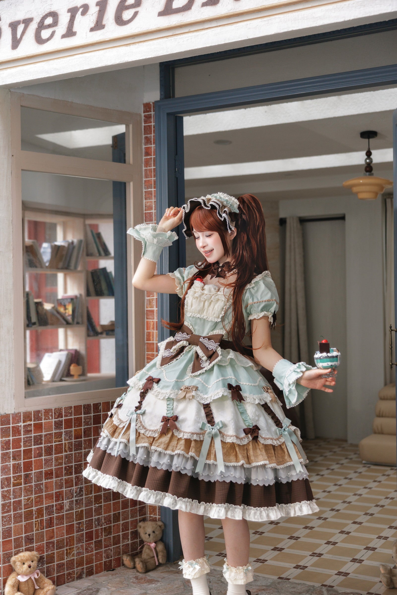 Cupcake Natural-Waist One Piece — Chocolate — image 8