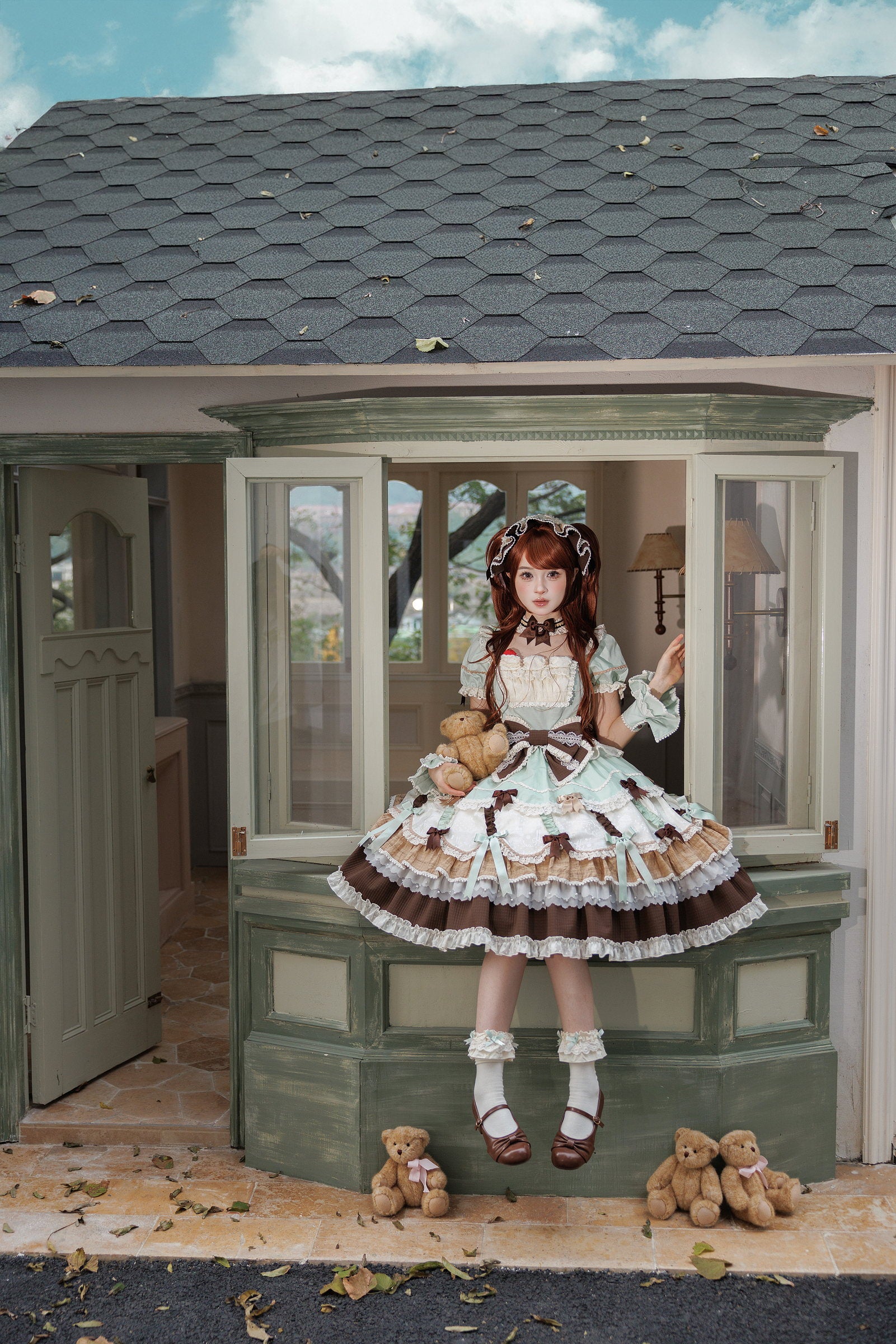 Cupcake Natural-Waist One Piece — Chocolate — image 9