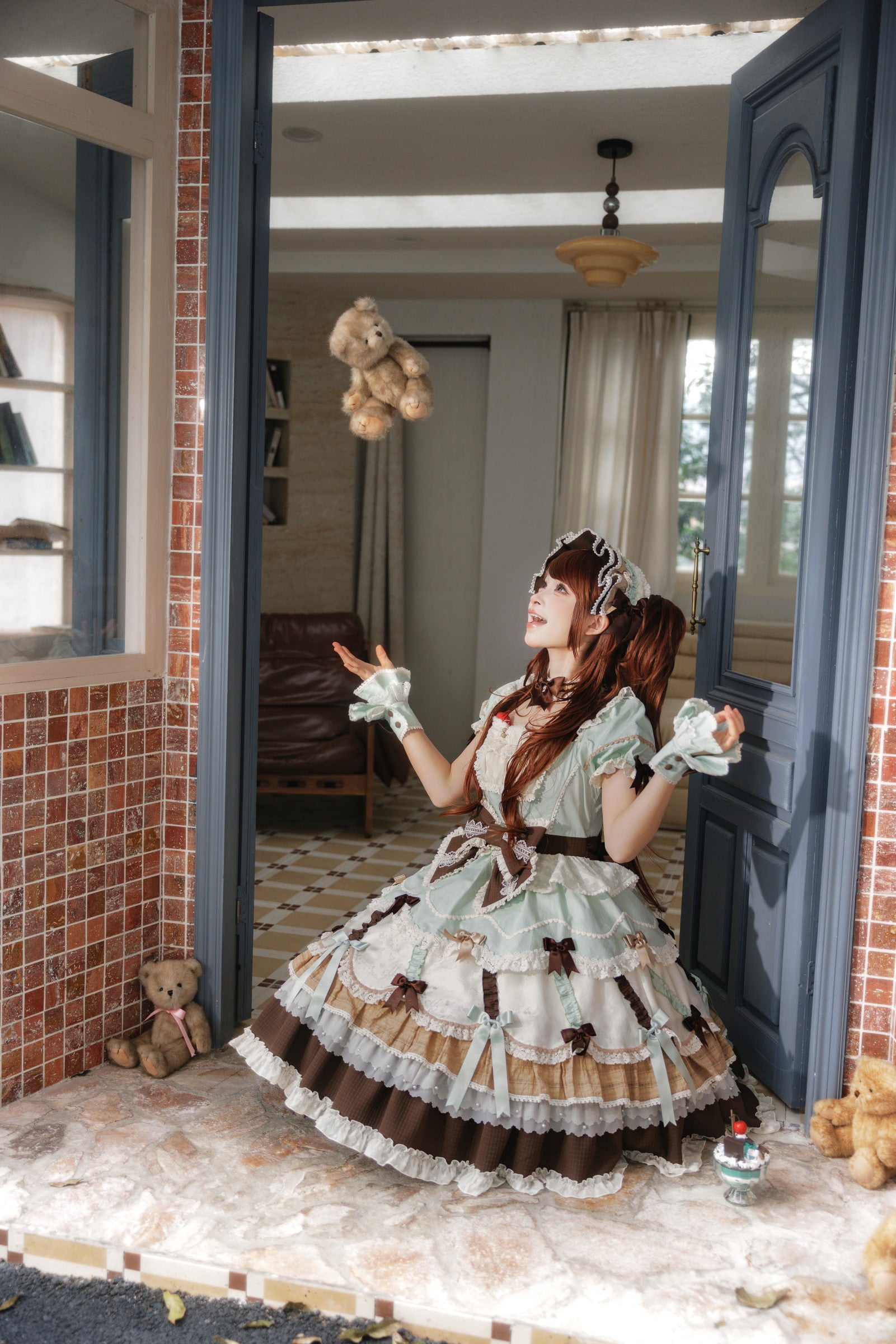 Cupcake Natural-Waist One Piece — Chocolate — image 10