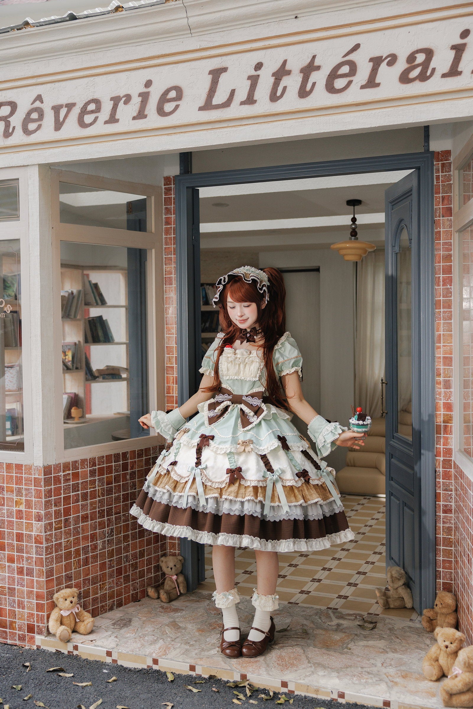 Cupcake Natural-Waist One Piece — Chocolate — image 12