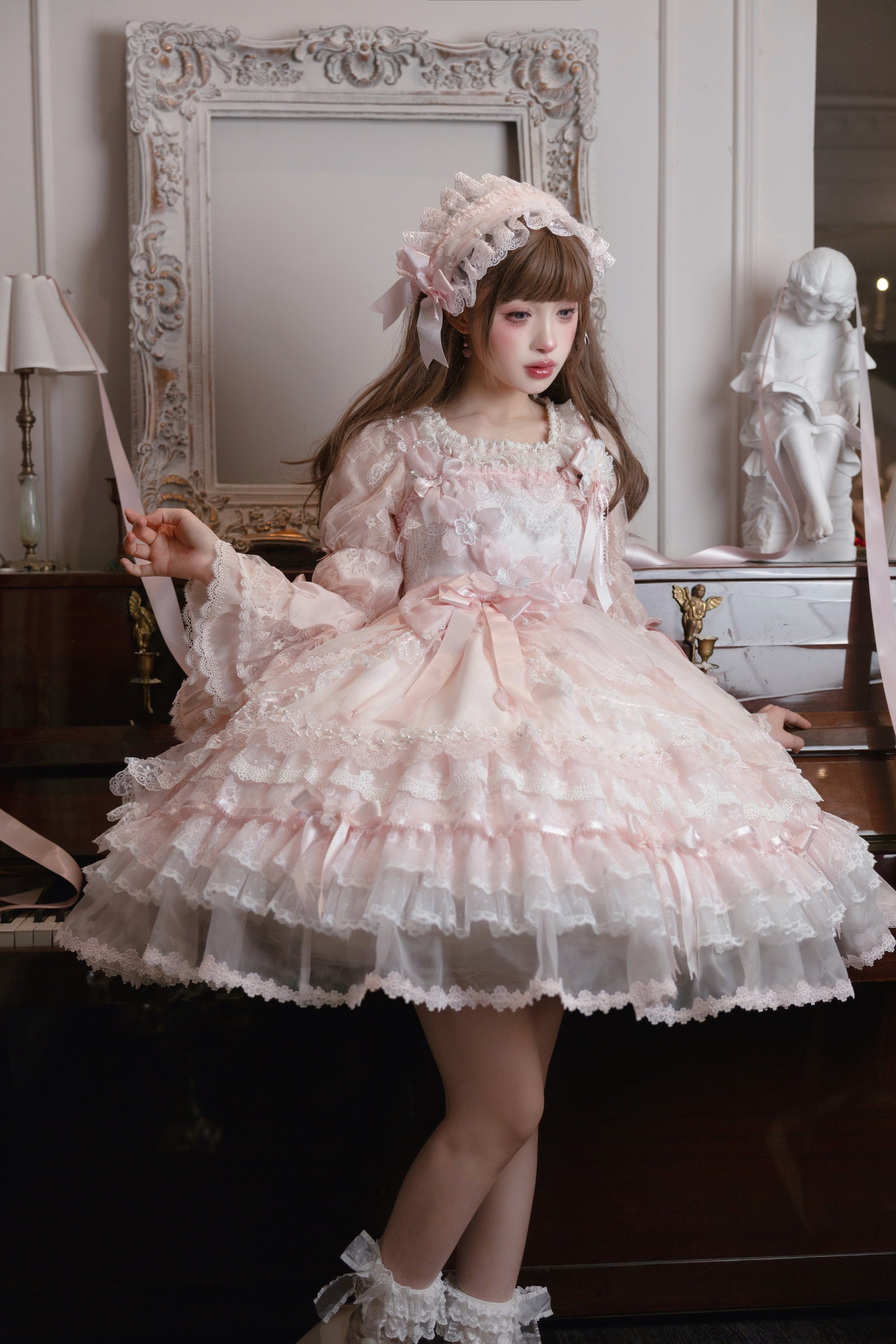Sakura Confession Jumper Skirt — Pink — image 3