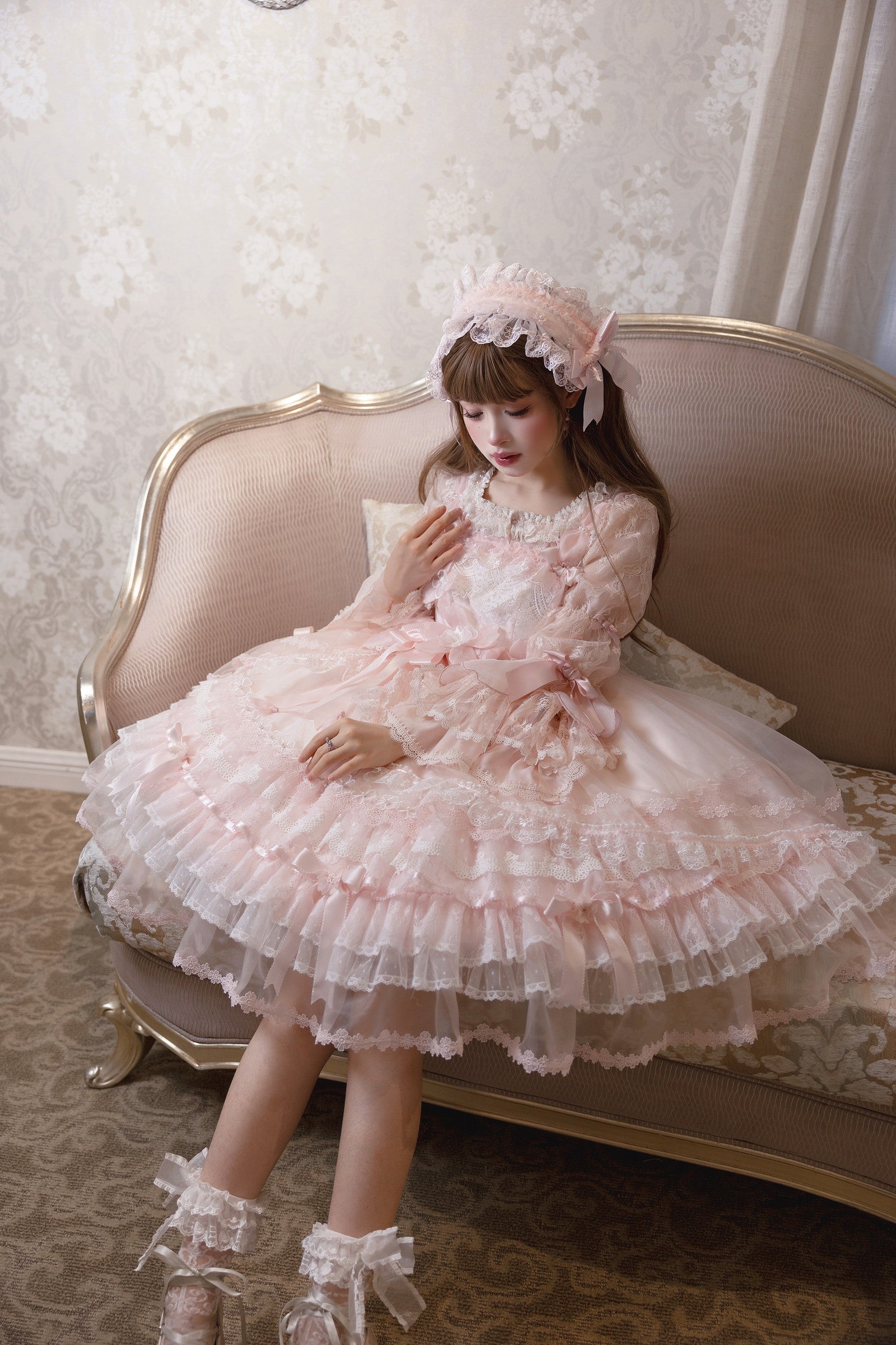 Sakura Confession Jumper Skirt — Pink — image 4