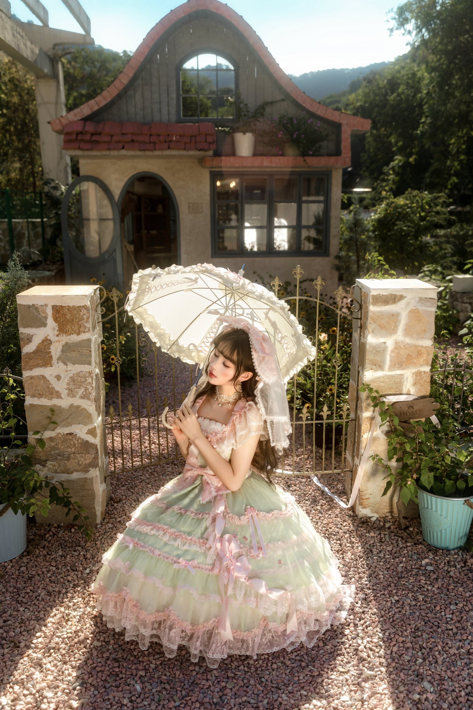 Sakura Confession One Piece — Pink Green — image 1
