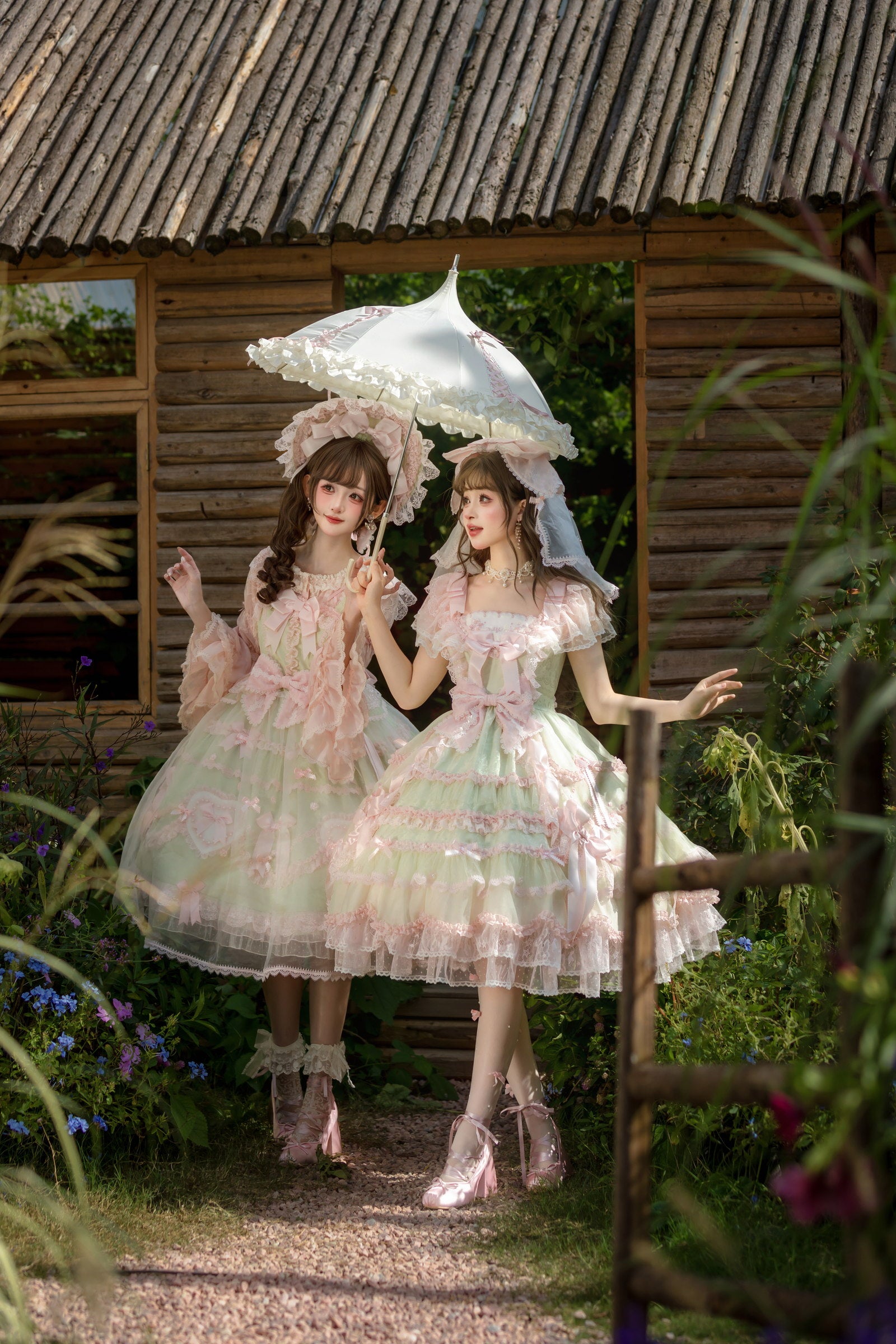 Sakura Confession One Piece — Pink Green — image 4