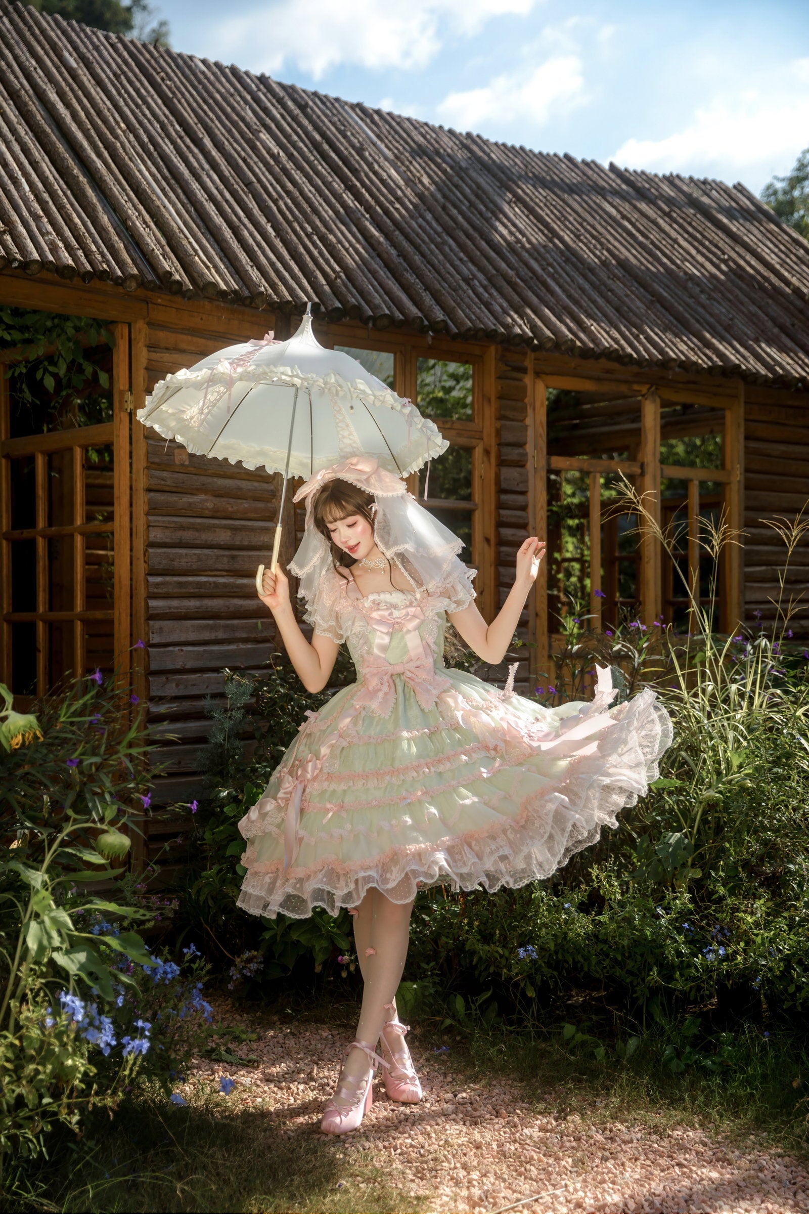 Sakura Confession One Piece — Pink Green — image 9