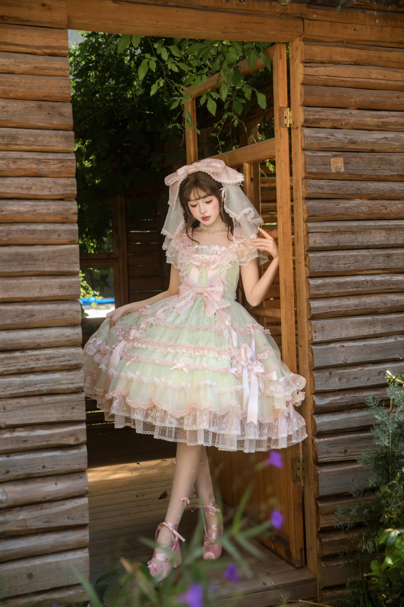 Sakura Confession One Piece — Pink Green — image 10