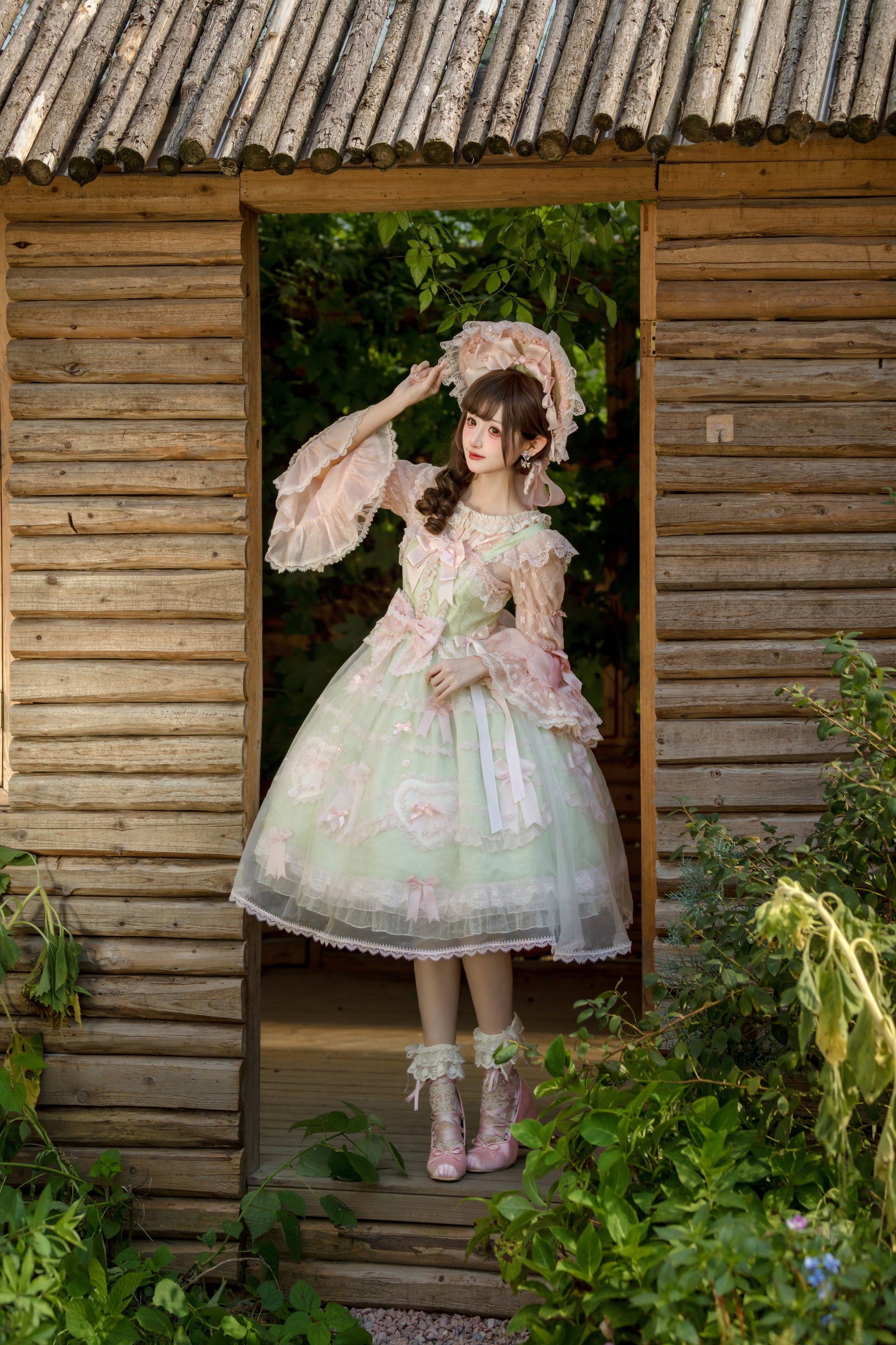 Sakura Confession One Piece — Pink Green — image 17